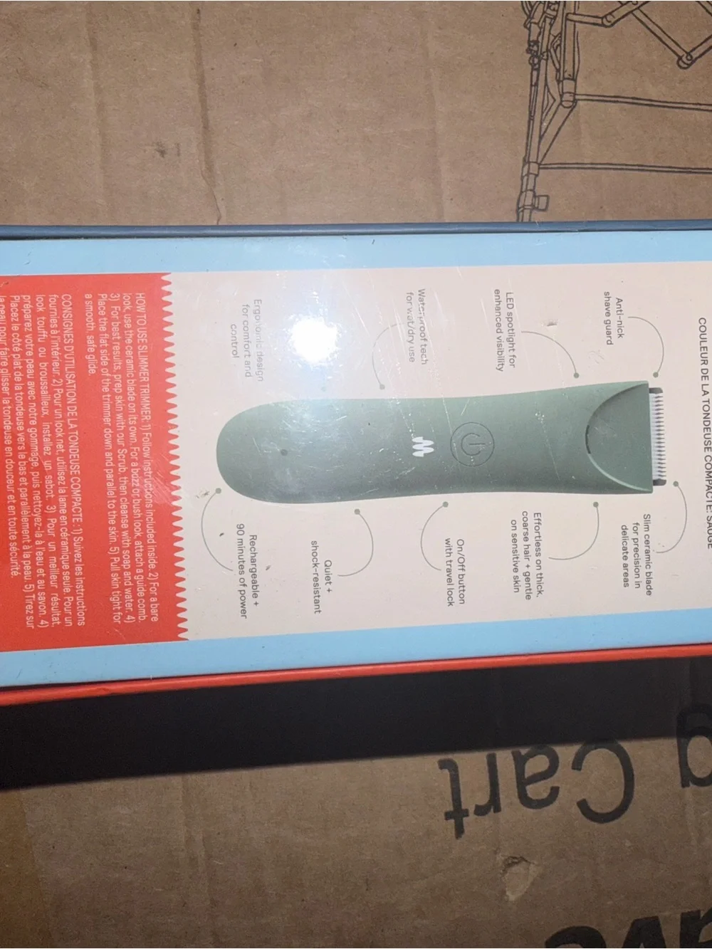 Slimmer Trimmer Men's Grooming Tool - Green